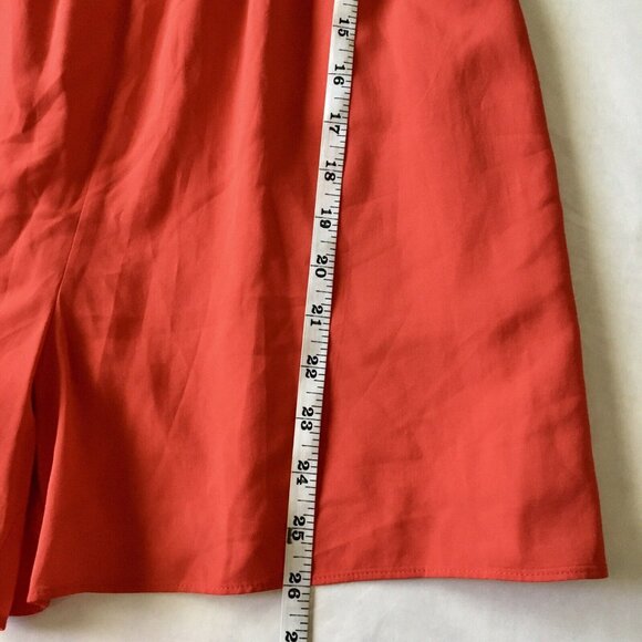 Maison Jules Rhubarb Red Strapless‎ Smocked Romper Women’s Size Medium - Picture 10 of 11